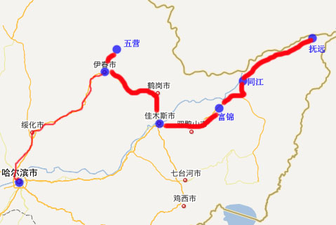 d64:森林东北-佳木斯,抚远,同江,乌苏镇,黑瞎子岛,小兴安岭,五营,兰沟