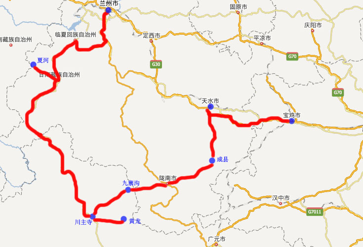西南地区 行程特色:   1,从成县进九寨沟,不走头路,游览中国四大石窟